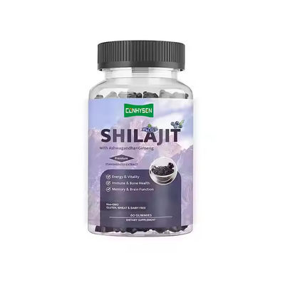 Shilajit Gummies Ginseng Ergänzung mit Ashwagandha Immunförderung