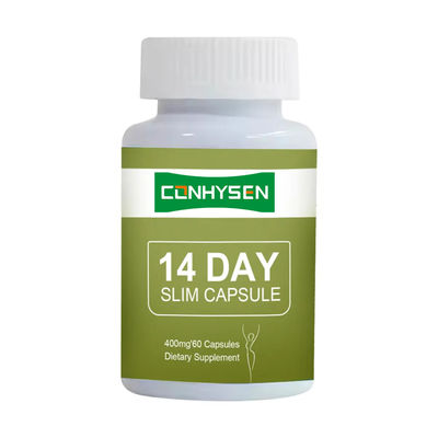 Private Label 14 Tage Abnehmen Kapseln Detox Schnell flacher Bauch mit Garcinia Cambogia Pillen
