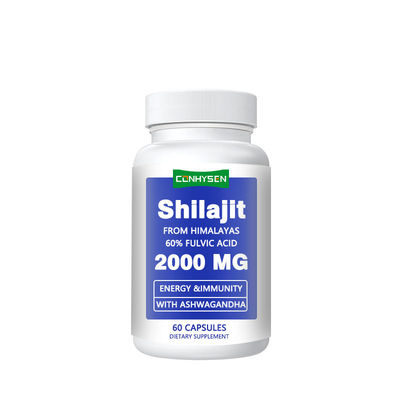 100% natürliche Himalaya-Shilajit-Kapseln unterstützen Energie und Immunität