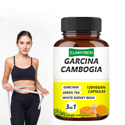 Fabriklieferung Garcinia Cambogia Kapseln 3-in-1 Premium-Zutaten erhöhen die Energieproduktion