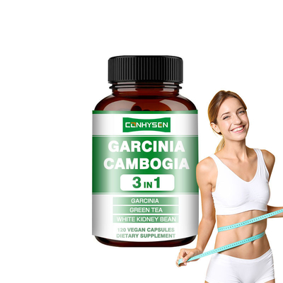 3-in-1 Vegane Kapseln mit Garcinia Cambogia zur Unterstützung des Gewichtsmanagements