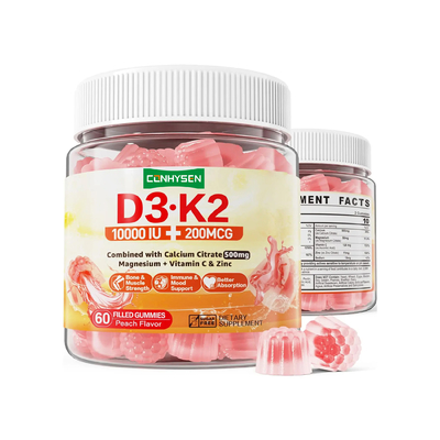 Natrium Nahrungsergänzungsmittel Unterstützung des Immunsystems Gesundheit Vitamin D3 K2 Kaugummi