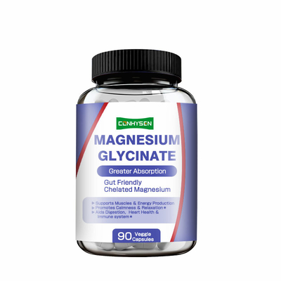 Maßgeschneiderte Magnesiumglycinat-Kapseln fördern die Verdauung Herzgesundheit und Immunsystem