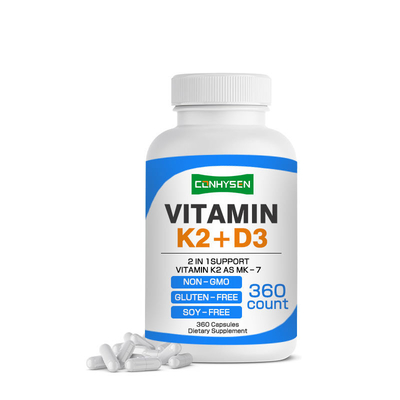 Anpassung Vitamin K2 D3 Kapseln 2-in-1-Support Kapsel stärkt Herz-Knochen- und Immungesundheit
