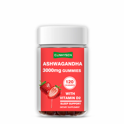 Großhandel Kundenspezifische Ashwagandha Gummibärchen für die tägliche Stimmungsunterstützung & Stressresistenz