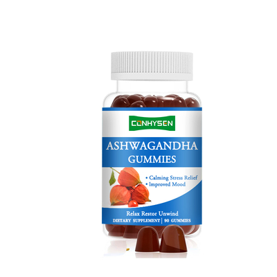 Ashwagandha Probiotische Kaugummi mit Vitamin D2 für den Gedächtnisfokus