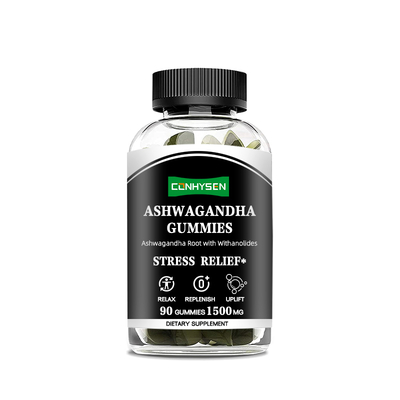 Ashwagandha Probiotische Gummibärchen mit Vitamin D2, 60 Stück