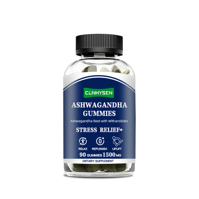Ashwagandha Probiotische Gummies 60ct für Cortisol und Angsthilfe