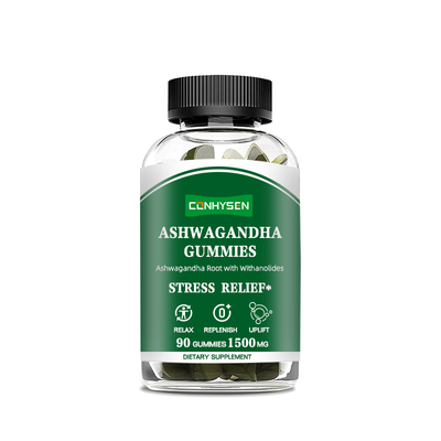 Ashwagandha Probiotische Gummibärchen 60 Stück zur Stressbewältigung