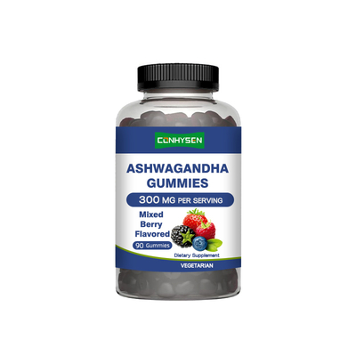 OEM/ODM Ashwagandha Gummies Unterstützung der emotionalen Stabilität ohne Abhängigkeit