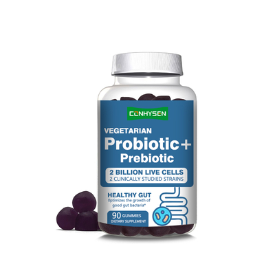 Fabrikversorgung Probiotische Präbiotische Gummibärchen Gesunder Darmtrakt & Immunsystem
