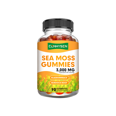 Meermoos Gummies 3000mg mit Burdock Fördern Immunität Detox OEM/ODM Custom