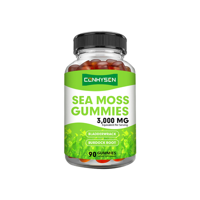 Hersteller von kundenspezifischen Sea Moss Gummies für natürliche Energie und Verdauungsunterstützung