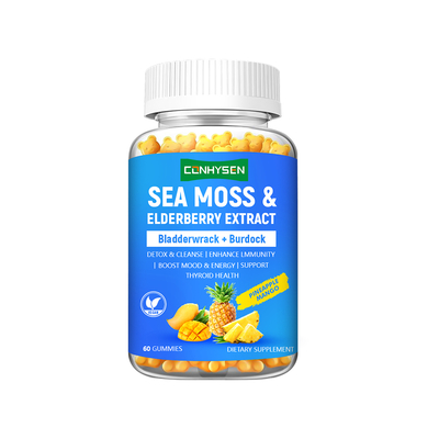 Sea Moss Gummies 8-in-1 Formula Premium Custom Boost Mood and Energy Factory