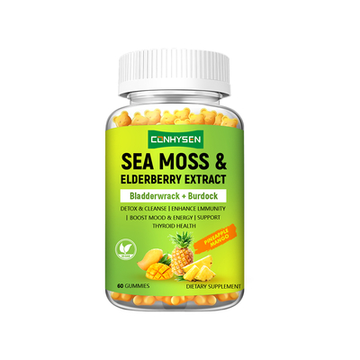 See Moss Gummies zur Erhaltung der Schilddrüsengesundheit OEM/ODM-Lieferant mit Blasentang