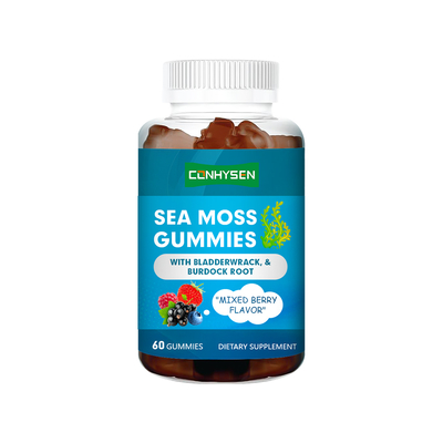Meermoos Gummies mit Burdockwurzel Großhandel Custom Support Gewichtsverlust