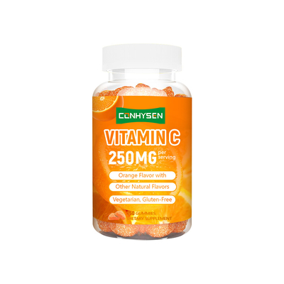Vitamin C Gummis Orange Geschmack Fabrik-Anpassung Starkes Antioxidans