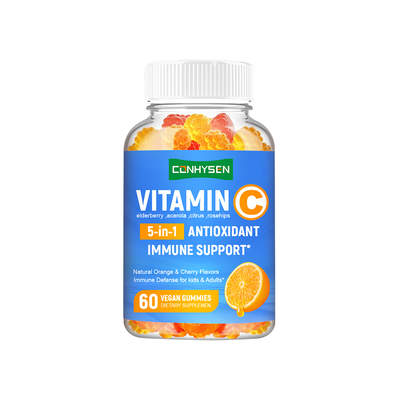 Vitamin-C-Gummis mit Holunderbeere zur Unterstützung von Haut, Haaren und Nägeln – Hersteller von Nahrungsergänzungsmitteln