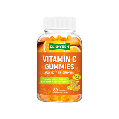 Kundenspezifische 250mg Vitamin C Gummibärchen für gesunde Haut, direkt ab Werk