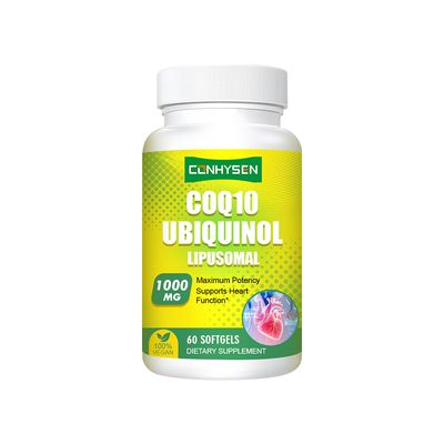 Großhandel Kundenspezifische COQ10 Ubiquinol Softgels zur Stärkung der Immun- und Gehirngesundheit