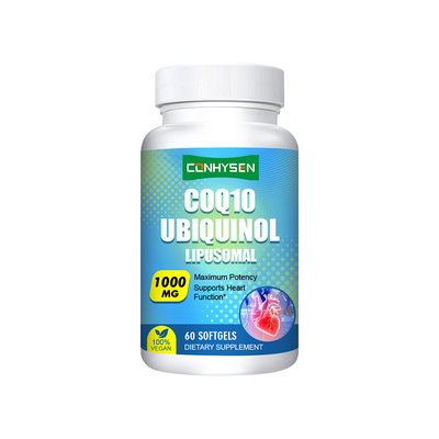 COQ10 Ubiquinol Softgels Custom Label Verbessern Energie und Vitalität