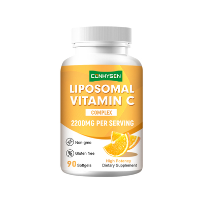 Liposomale Vitamin C Softgels Lieferant Kundenspezifisch Immunität stärken Antioxidans
