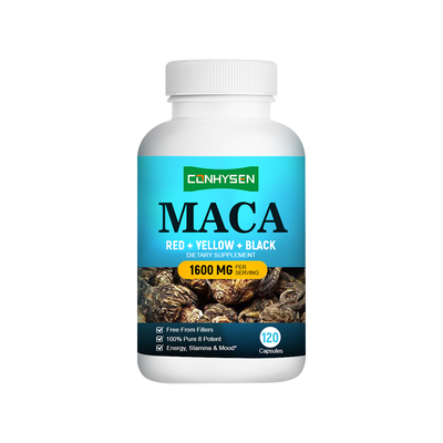 Immunität stärken, Stimmung regulieren, 100% reine Maca-Kapseln, Nahrungsergänzungsmittel Hersteller