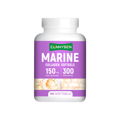 Natürliches Meereskollagen Softgels Custom Label Pflege der Haut Elastizität Fabrik