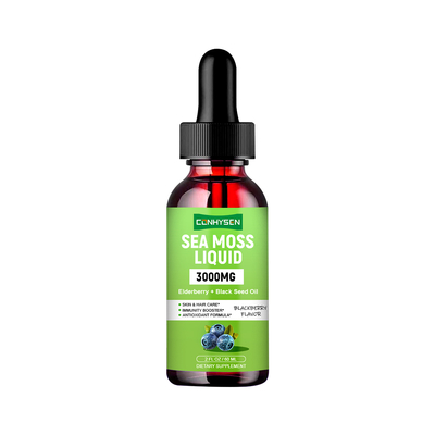 Sea Moss Liquid Drops 7-in-1 Immun-Antioxidant-Unterstützung Hersteller Lieferant