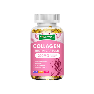 200 mg Kollagenkapseln Premium Custom Starke Nägel Strahlende Haut Lieferant