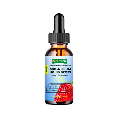 Magnesium Liquid Drops with Omega 3 L Theanine Stress Relief Sleep SuppoWholesale Custom