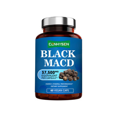 Herstellerangepasstes schwarzes Maca  Maximale Stärke Ausdauer Vitalität Unterstützung