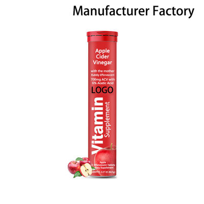 Fabrik Großhandel Apfelessig Brausetabletten Gewichtsmanagement