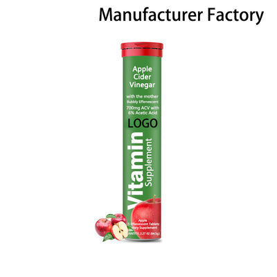 Fabrik Großhandel Apfelessig Brausetablette Natürliche Schlankheitsmittel Vitamin